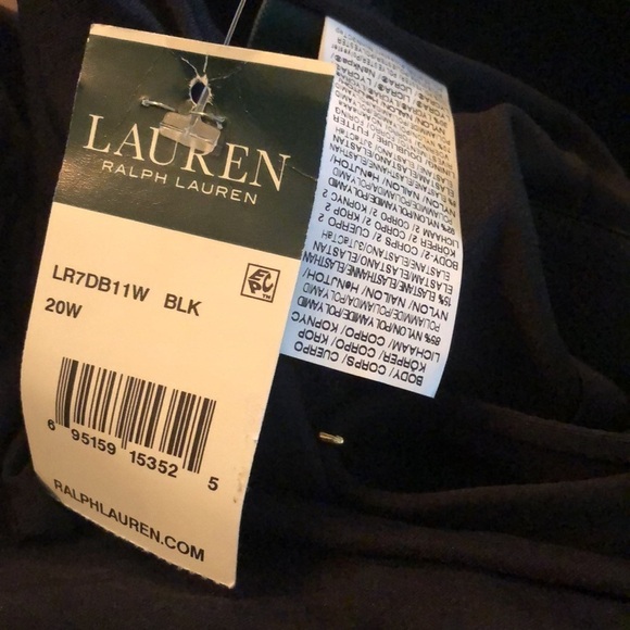 RALPH Lauren Plus Size Beach Club Solids Flyaway Convertible One-Piece - Picture 4 of 5